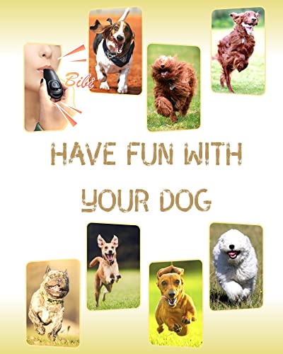 TODREMOU Hundepfeife Rütter Rückruf-Hundepfeifen Hochfrequenz Klicker Hundeklicker Set Clicker Hundetraining Clickertraining