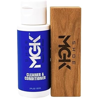 منظف أحذية Mgk 2 أونصة ومجموعة فرشاة لتنظيف الأحذية بسهولة أثناء التنقل