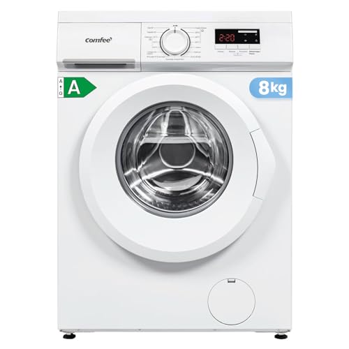 COMFEE' CFE12EW80-W-FR Lave-linge frontal 8KG, Classe...