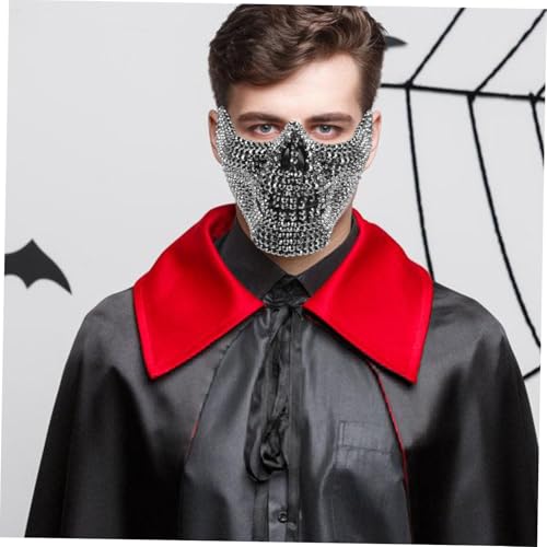 Masque de crâne Halloween réaliste pour impressionner vos amis en soirée - 7