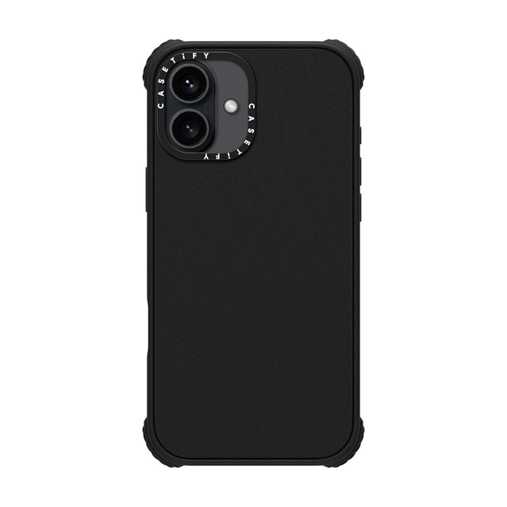 CASETiFY Ultra Impact - Funda para iPhone 16 Plus (fuerte y delgada, protección contra caídas de grado militar 5X de 11 pies, compatible con Magsafe), color negro mate