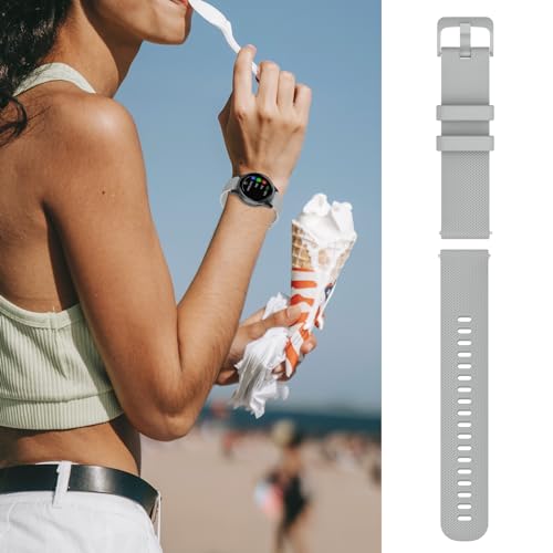 Correas blandas de silicona para Garmin Forerunner 255S/265S 18mm miniatura 6