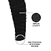 Nxtrnd Football Leg Sleeves, Calf Sleeves for Men & Boys, Sold as a Pair (Black, Youth)