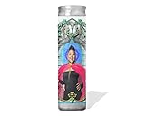 Saint Quinta Brunson - Celebrity Prayer Candle : Unscented | 8 inch Glass Prayer Votive - Handmade in USA | Funny Gift Idea