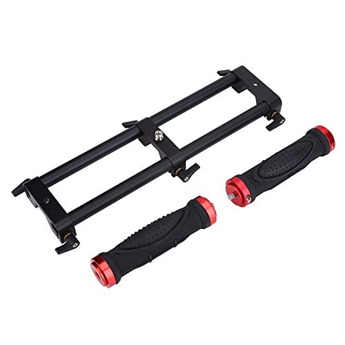 Image of Dual Handle Gimbal Stabilizer, Camera Stabilizer Rig Accessory, Anti Slip Comfortable Handheld Stabilizer with Quick Release Mount, Compatible with Feiyu MOZA Beholder Camer