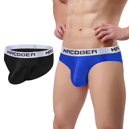 Men's Silk Briefs Underwear Bulge Enhance Bikini