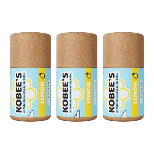Kobeesco Lip Balm Lemon 3 Pack