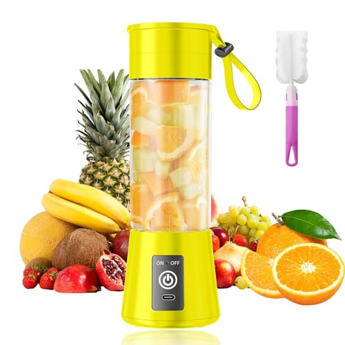 Image of Newly Upgraded Portable Smoothie Blender - 2026 Cordless Blender Rechargeable with 13Oz BAP Free Juice Cup, 20,000Rpm Speed, Freshly Squeezed in Travel