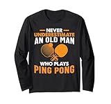 Photo Gallery mai sottovalutare un vecchio che gioca a ping pong divertente maglia a manica Photo Gallery mai sottovalutare un vecchio che gioca a ping pong divertente maglia a manica