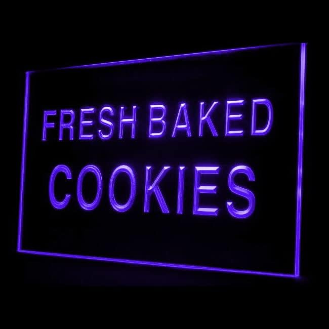 Miniatura 2 de 110138 - Letrero de neón con luz LED para cafetería, pasteles, panadería, tienda, tienda (12 x 8 pulgadas, morado)