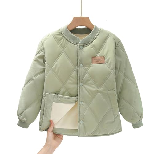 Boys Girls Winter Jacket Thick Padded Fleece Lined Warm Down Jacket Casual Sports Kid Quilted Outerwear with Pockets3