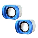 Plaisir audio instantané : profitez d'un son fluide avec notre haut-parleur stéréo alimenté par USB ; branchez-le simplement sur le port USB de votre appareil et plongez dans la musique sans les tracas des câbles.