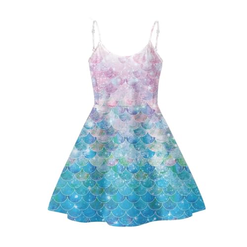 Image of Coloranimal Women's Summer Sleeveless Casual Swing Dresses with Loose Fit Beach Sundress