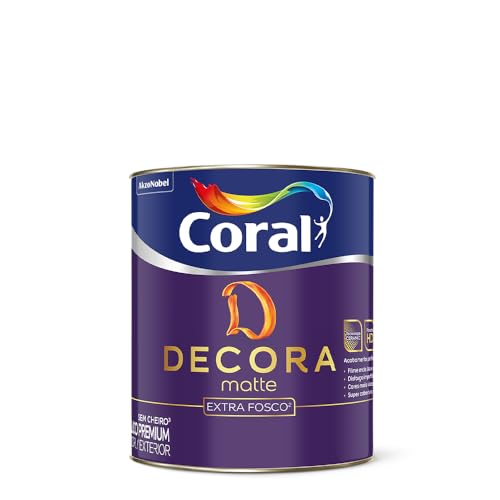 Tinta Acrílica Premium Acabamento Fosco Decora Matte Branco 3,6L