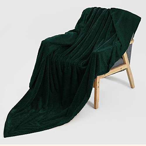 Bear & Panda Waffle Flannel Fleece Mink Throw, Sofa/Bedspread/travel Blankets, Honeycomb Super Soft, light-weighted, Warm - Image 3