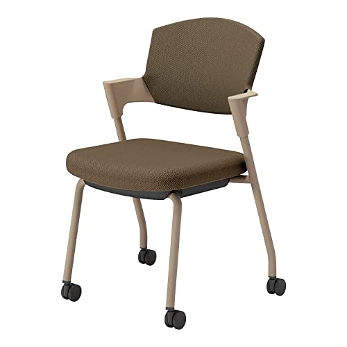 【メーカー配送・設置・組立】コクヨ ミーティングチェア 会議用椅子 プロッティ Protty スタッキング 肘付 カバー交換可能 キャスター 背座クッションタイプ K17-Z22CW-M6M62