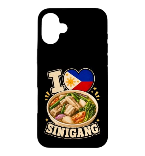 Sinigang I Love Philippines Foodie Design �t�B���s���s�m�C �X�}�z�P�[�X iPhone 16 Plus �p