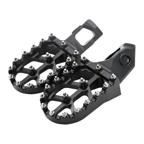 フットペグ フットレストペダル 自動車オートバイ部品と互換性あり EXC EXCF SX SXF XC XCF 150 500 2023 2024 EX EXF MC MCF EC ECF 125 250 300 350 2024(2024 Black)