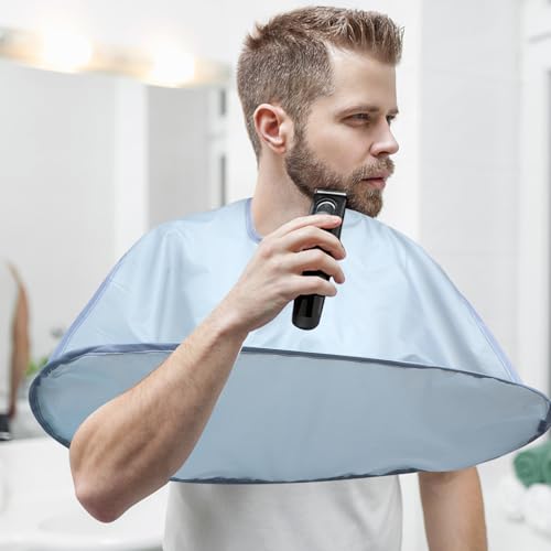 Capa impermeable para corte de cabello TEHAUX gris adulto miniatura 7
