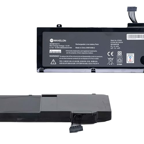 Maxelon BIS Certified A1322 A1278 Compatible Laptop Battery for Mac Book 13 inch (Mid 2012 2010 2009 Early Late 2011) 661-5557 661-5229 MB990LL/A... - Image 2