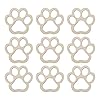 24pcs Paw Shaped Wooden Cutouts Dog Cat Claws Cutouts Unfinished Wood Pet Paw Wood DIY Craft Embellishments Ornaments Decoration, 3.1x3.3 in #2