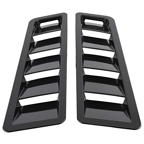 Novelbee 2 Pack Of Universial Car Hood Vent Air Flow Intake Side Scoop Cover (Left + Right) #TOP6