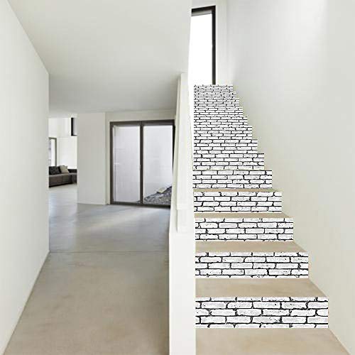 Calcomanías para escalera autoadhesivas, vinilos impermeables y extraíbles para decoración 6