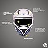 Royal Enfield Roadster Full FACE 1901 Helmet with micrometric Lock|ISI & DOT Certified|Scratch Resistant Visor|High Impact ABS Shell|High Density EPS Liner| 3 Intake Ports & 2 Exhaust RED (M) 58 CM