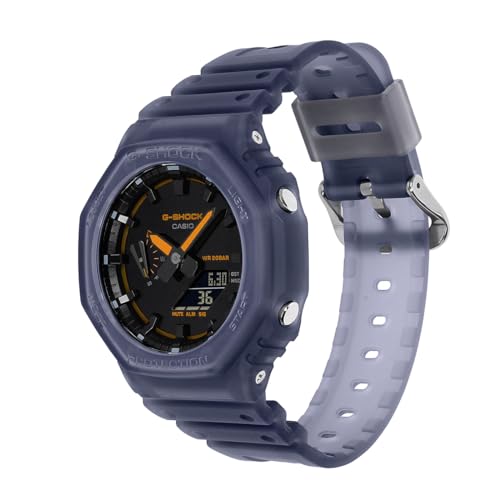 Image of Casio G-Shock GA-2100K-2ADR Analog-Digital Blue & Transparent Watch Men (G1785)