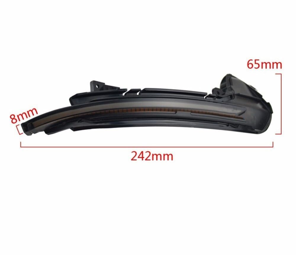 Für Audi A6 C7 C7.5 RS6 S6 4G 2012 2013 2014 2015 2016 2017 2018 Seitenblinker Blinker Dynamische Umdrehungssignale Licht,LED-Blinkerlicht,Auto-Außenmodifikationszubehör,A