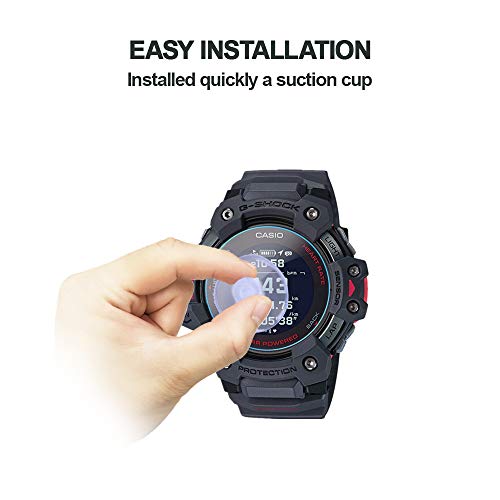 Mihence Compatible For Casio Gbd-H1000 Screen Protector, 9H Anti-Scratch Premium Real Tempered Glass Screen Protector For Casio Gbd-H1000 Smartwatch (3Pcs) #TOP2