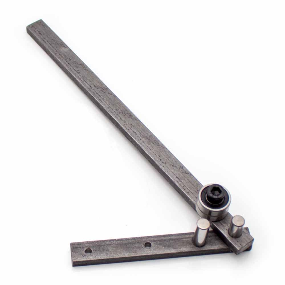 Machine à cintrer manuelle 1-10MM, Cintreuse renforcée pour fer plat - Outil de pliage d'angle pour fil de fer/acier/cuivre - Outil de formation pour hameçon de pêche