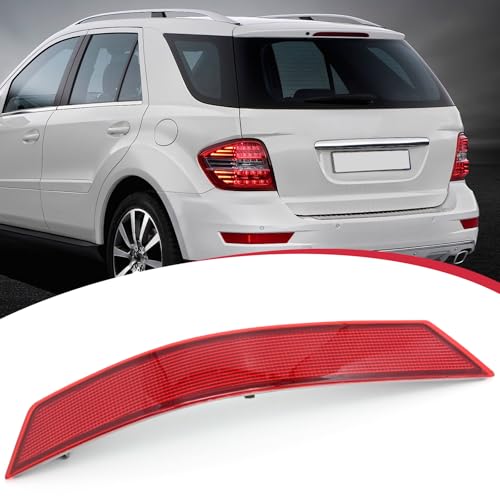 Image of MDEOOSKY Rear Bumper Reflector Assembly Left & Right Pair Set Replacement for Mercedes-Benz W164 ML320 ML350 ML500 2008-2011 Replaces ‎1648200374 1648200674