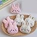 Cartoon Plush Rabbits Head Brooch Soft And Comfortable Clothes Badge For Kids And Adults Fashion Backpack Accessory Fashion Trend Brooch, One Size, as described