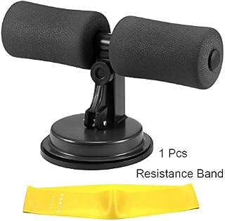 Sit Up Exercise Bar, Sit-ups Assistant Device,Portable Adjustable Sit-up Floor Bar Self-Suction Sit