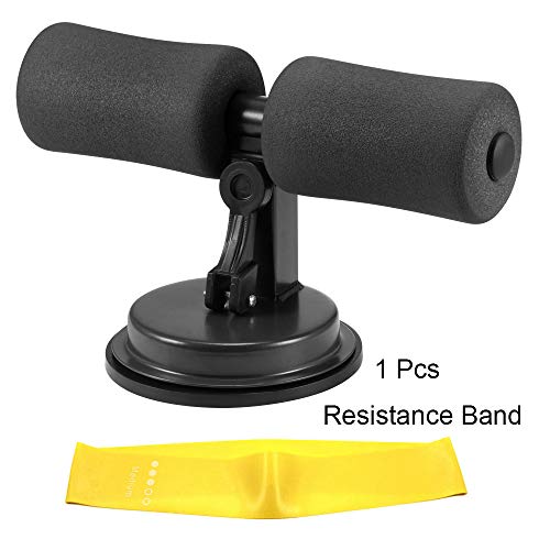Sit Up Exercise Bar, Sit-ups Assistant Device,Portable Adjustable Sit-up Floor Bar Self-Suction Sit