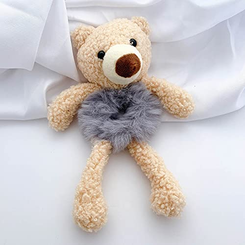 Cute Plush Bear Hair Tie, Hair Scrunchies Velvet Elastic Hair Bands, Women Fashion Deft Bun Maker Ponytail Holster Hair Styling Tools (G) 2 Cute Plush Bear Hair Tie, Hair Scrunchies Velvet Elastic Hair Bands, Women Fashion Deft Bun Maker Ponytail Holster Hair Styling Tools (G)
