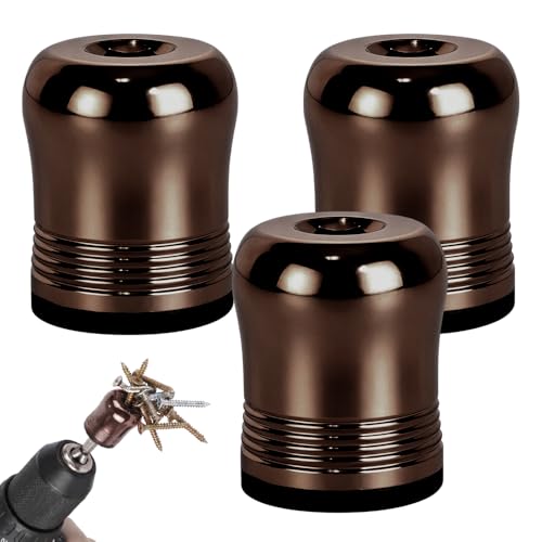 Image of Screwdriver Head Magnetic Ring, Removable Household Tool for Drills, Universal Removable Household Tool Drill Bit Holder for Hex Screwdrivers&PowerBits, Mechanics, Carpenters (Black*3pcs)