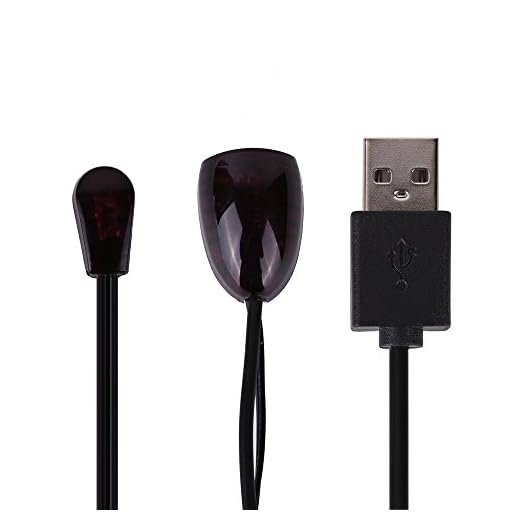 USB IR Repeater - Infrared Remote Control Extender Repeater Hidden IR Repeater System with 1 Emitters 1 Receiver (3M/ 10 FT)