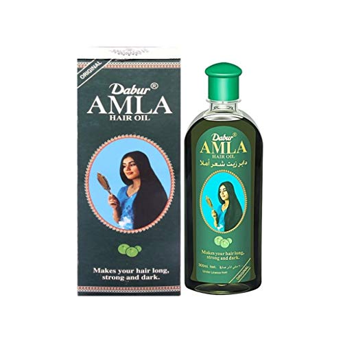 Dabur Amla Hairoil 300ml – Feuchtigkeitsspendendes Haaröl mit Mineralöl, Pflegendes Canolaöl & Amla-Extrakt für Glanz und Stärke, Für geschmeidiges Haar Dabur Amla Hairoil 300ml – Feuchtigkeitsspendendes Haaröl mit Mineralöl, Pflegendes Canolaöl & Amla-Extrakt für Glanz und Stärke, Für geschmeidiges Haar