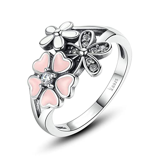 Bague fleur daisy et cherry blossom rogue : bijou femme aux finitions de haute précision