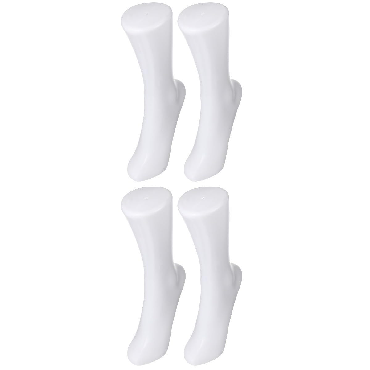 4 Pièces Chaussettes pour Accessoires De Modèle De Jambe Présentoir De Vêtements Vêtements Mannequin Bracelets en Plastique Chaussures Mannequin Chaussette Pied