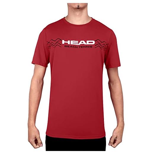 Camiseta Head Luna Beach Tennis Vermelha-p