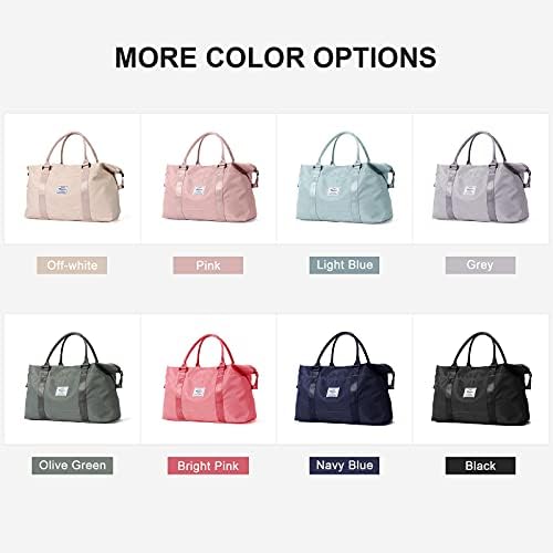 Sport Travel Duffle Bag Gym Tote Bag for Women Weekender Carry on Bags for Airplane Ladies Beach Overnight Waterproof Hospital Luggage Bag with Wet Pocket Lightweight Version,A1-Purple — view 6