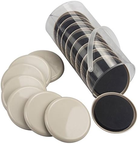 3.5" Round Beige Sliders