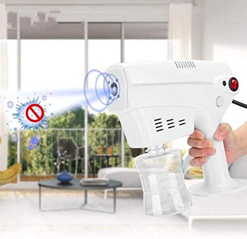 ® Innenreinigung Nano-Sprühpistole Automatische tragbare Zerstäubung Blaulicht-Desinfektionspistole Klimaanlage Handrauch-Sprühgerät Beschlagen für