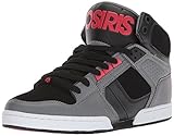 Osiris Men's NYC 83 Skate Shoe, Charcoal/red, 9.5 M US