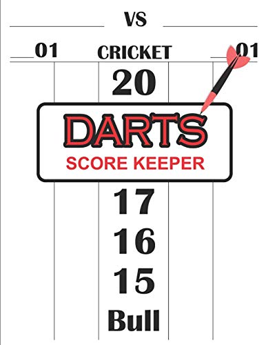 Dart Score Keeper: 100 Darts Score Sheets, Darts Game, Dart Score Pad ,Score Keeper Notebook