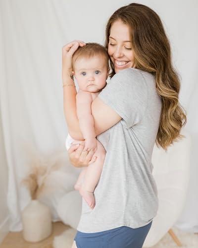 Image of Kindred Bravely Everyday Maternity & Nursing T-Shirt | Maternity & Nursing Tops for Breastfeeding