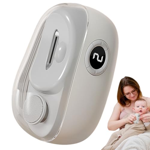 Cortaúñas eléctrico, recortador de uñas LED de 3 velocidades, recortador de placa de punta de dígitos recargable por USB, práctico de usar, material resistente, 8,5 cm, para personas mayores, bebés y